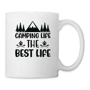 Hiking Hikers Camping funny saying - Mug - white - Right