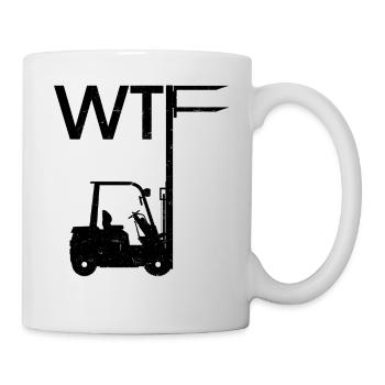 Forklift Warehousing Logistician Forklift Driver - Mug - white - Right