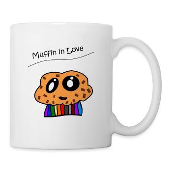 Muffin in Love - Tasse - Weiß - Rechts