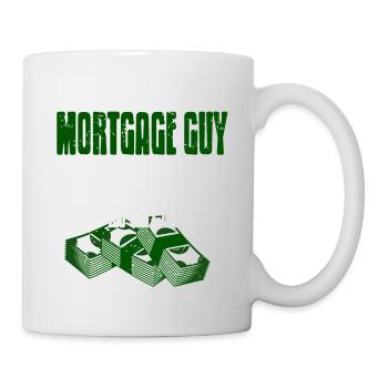 Je suis votre gars hypothécaire Je résous les problèmes drôles - Mug blanc - blanc - Droite
