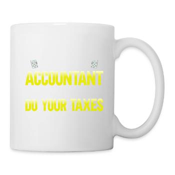 Accountant Gift Profession Finance Tax Advisor - Mug - white - Right