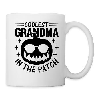 Halloween La grand-mère la plus cool dans le Patch I Pumpkin G - Mug blanc - blanc - Droite