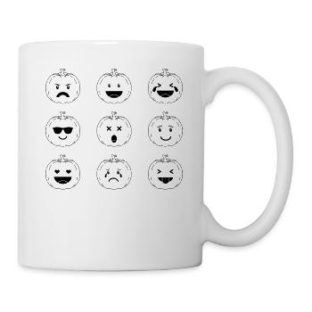Halloween Pumpkin Funny Halloween Pumpkins - Mug - white - Right