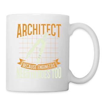 Architecte Cadeau Profession Architecture Emploi Architecte - Mug blanc - blanc - Droite