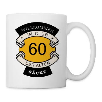 Club der alten Säcke - Tasse - Weiß - Rechts