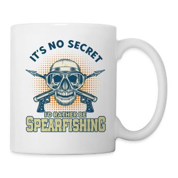 Spearfishing Freediver Spearfisher Fisherman - Mug - white - Right