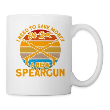 Spearfishing Freediver Spearfisher Fisherman - Mug - white - Right