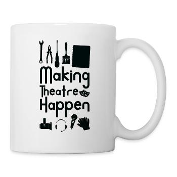 Theater Acting Drama Tech Crew Musical Director - Mug - white - Right