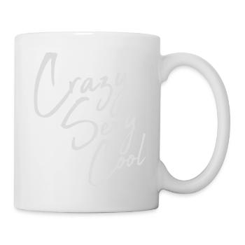 crazy sexy cool design - Mug - white - Right