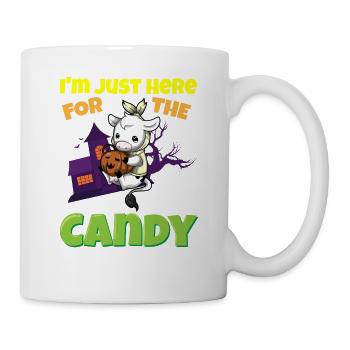 I'm Just Here For The Candy Scary Halloween Beast - Tasse - Weiß - Rechts