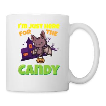 I'm Just Here For The Candy Scary Halloween Beast - Tasse - Weiß - Rechts