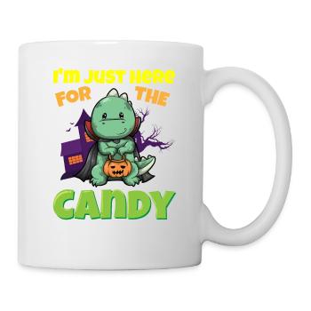 I'm Just Here For The Candy Scary Halloween Beast - Tasse - Weiß - Rechts