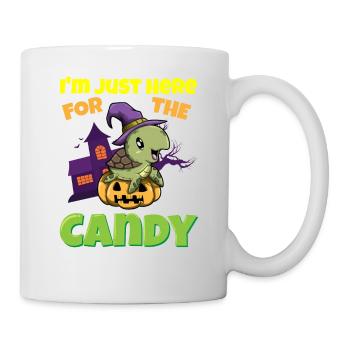 I'm Just Here For The Candy Scary Halloween Beast - Tasse - Weiß - Rechts