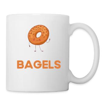 Bagel Food Gift Bagel - Mug - white - Right