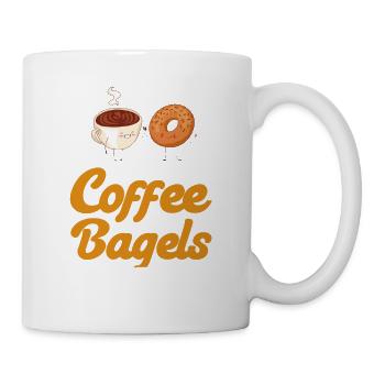 Bagel Food Gift Bagel - Mug - white - Right