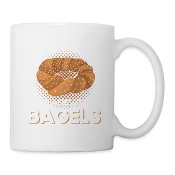Bagel Food Gift Bagel - Mug - white - Right