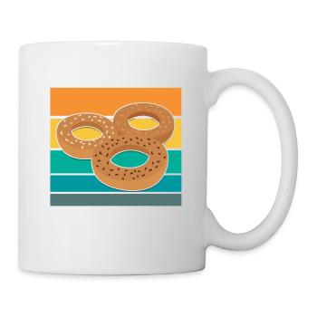 Bagel Food Gift Bagel - Mug - white - Right