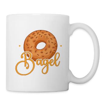 Bagel Food Gift Bagel - Mug - white - Right