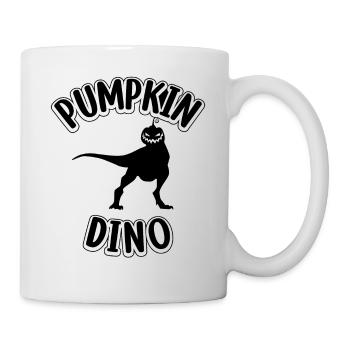Halloween Citrouille Dino I Drôle Halloween Citrouille D - Mug blanc - blanc - Droite