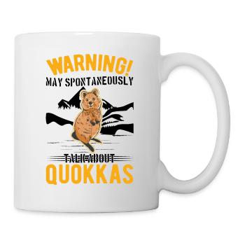 May spontaneously talk about Quokkas - Mug - white - Right