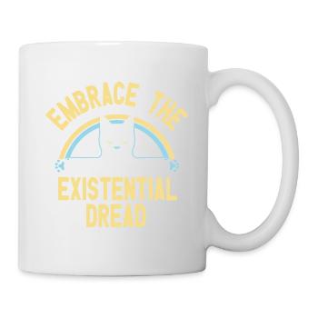 Embrace the Existential Dread Cat - love cats - Mug - white - Right