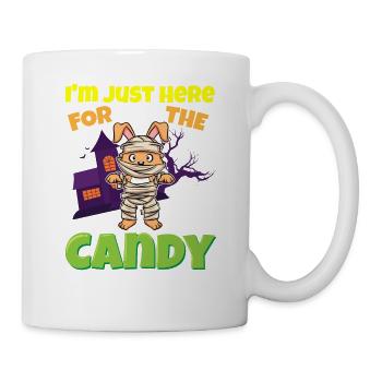 I'm Just Here For The Candy Scary Halloween Beast - Tasse - Weiß - Rechts