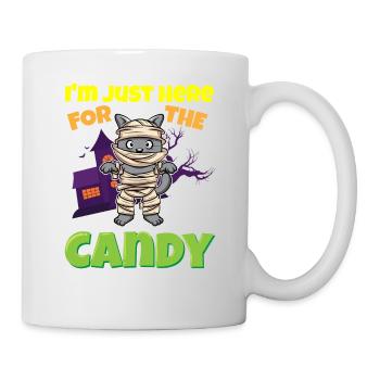 I'm Just Here For The Candy Scary Halloween Beast - Tasse - Weiß - Rechts