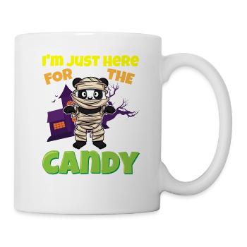 I'm Just Here For The Candy Scary Halloween Beast - Tasse - Weiß - Rechts