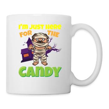 I'm Just Here For The Candy Scary Halloween Beast - Tasse - Weiß - Rechts