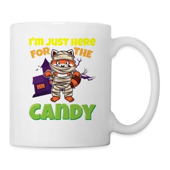 I'm Just Here For The Candy Scary Halloween Beast - Tasse - Weiß - Rechts