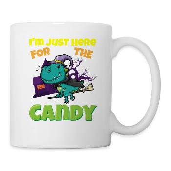 I'm Just Here For The Candy Scary Halloween Beast - Tasse - Weiß - Rechts