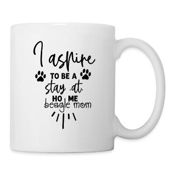 Ich möchte eine Beagle-Mama sein - Tasse - Weiß - Rechts