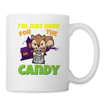 I'm Just Here For The Candy Scary Halloween Beast - Tasse - Weiß - Rechts