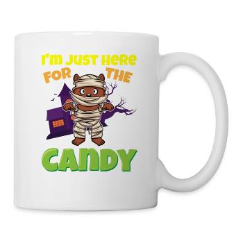 I'm Just Here For The Candy Scary Halloween Beast - Tasse - Weiß - Rechts