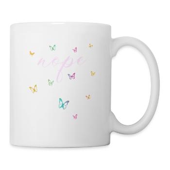 Nope - Einfach mal Nein sagen! - Tasse - Weiß - Rechts