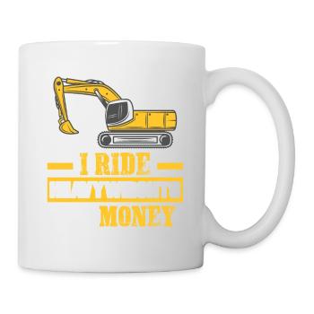 Bauarbeiter Bagger Job Crew Baustelle - Tasse - Weiß - Rechts