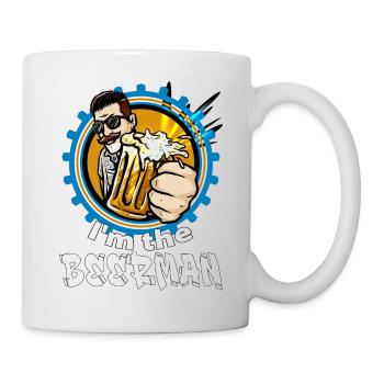 Ich bin der BIER MANN - Tasse - Weiß - Rechts