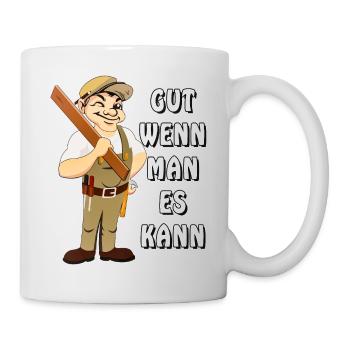 ZIMMERMANN GUT WENN MAN ES KANN - Tasse - Weiß - Rechts