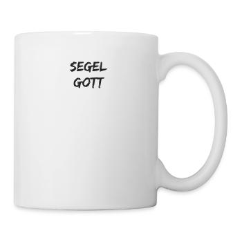 Segeln - Segel Gott - Tasse - Weiß - Rechts