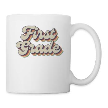 Boho Rainbow - Enseignant de première année - Mug blanc - blanc - Droite
