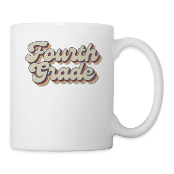 Boho Rainbow - Lehrer Der Vierten Klasse - Tasse - Weiß - Rechts