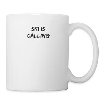 Ski - Ski is calling - Tasse - Weiß - Rechts