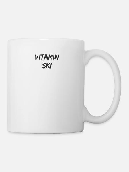 Ski - Vitamin Ski - Tasse - Weiß
