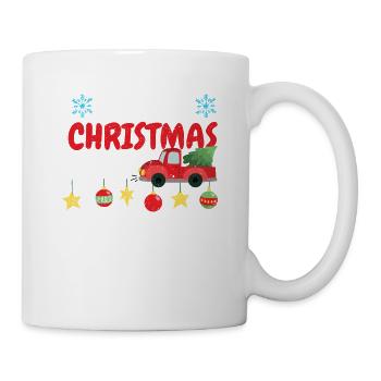 Merry Christmas Y'all Funny Xmas PJs Holiday - Mug - white - Right