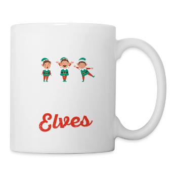 Funny Christmas Teacher Xmas I Teach The Cutest - Mug - white - Right