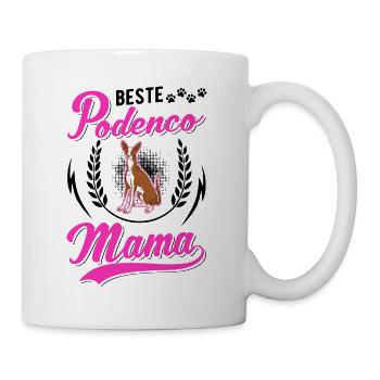 Beste Podenco Mama Ibizan Hound - Tasse - Weiß - Rechts