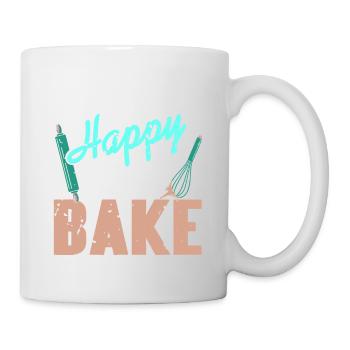 Je rends les gens heureux quand je fais cuire du boulanger rétro - Mug blanc - blanc - Droite