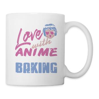 Je suis amoureux de l’anime et de mon rétro cool - Mug blanc - blanc - Droite