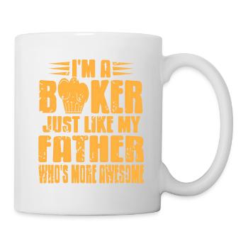 Je suis un boulanger comme mon père qui est plus génial - Mug blanc - blanc - Droite