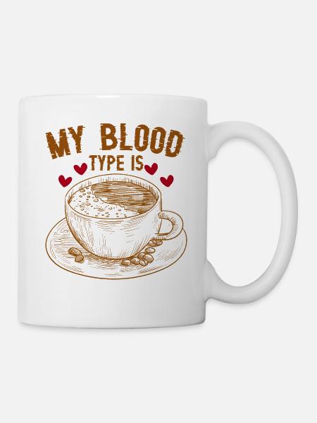 Kaffee Junkie - Tasse - Weiß